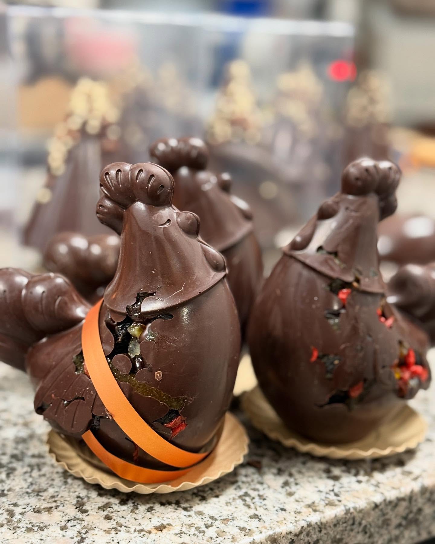 Poule en chocolat La Grigne Bio