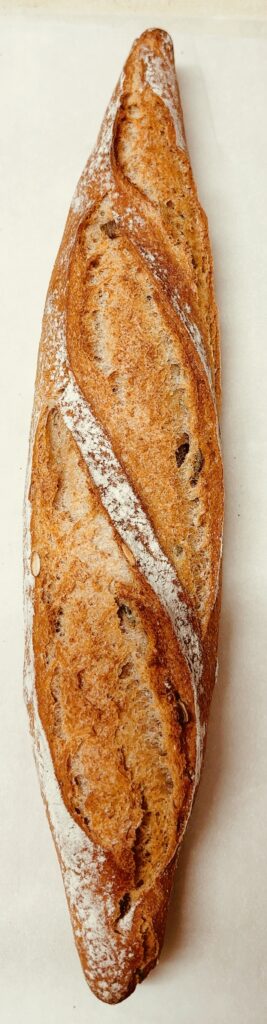 baguette rustique complet graines de courges bio