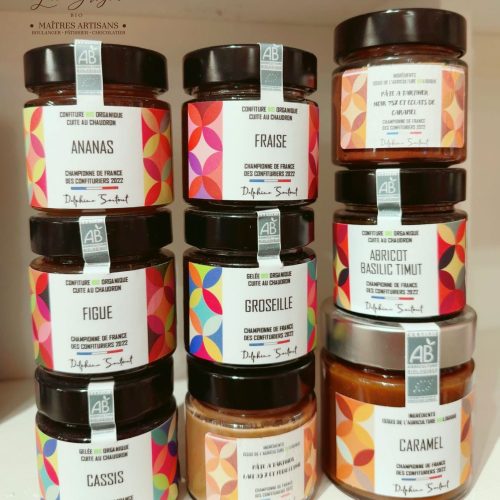 Pots de confiture bio La Grigne Bio Châteauroux